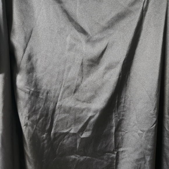 FOREVER 21, Black Satin one shoulder dress, Size M - Picture 4 of 6
